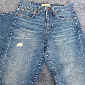 Madewell Straight Crop jeans size 25!! In great condition
